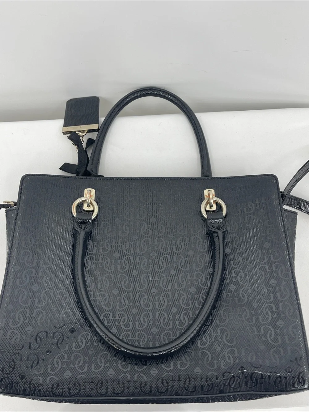 Guess structured satchel